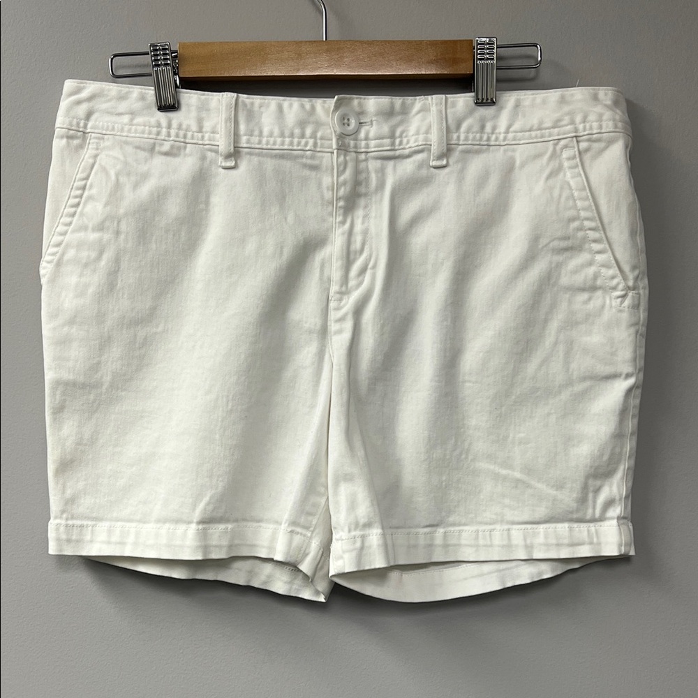 American Eagle Outfitters White Women's Cotton Shorts